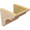 Ekena Millwork 8"W x 8"D x 8"H Wide New Brighton Rough Cedar Woodgrain TimberThane Corbel, Primed Tan CORUR08X08X08NEBRCPR - alternate 3